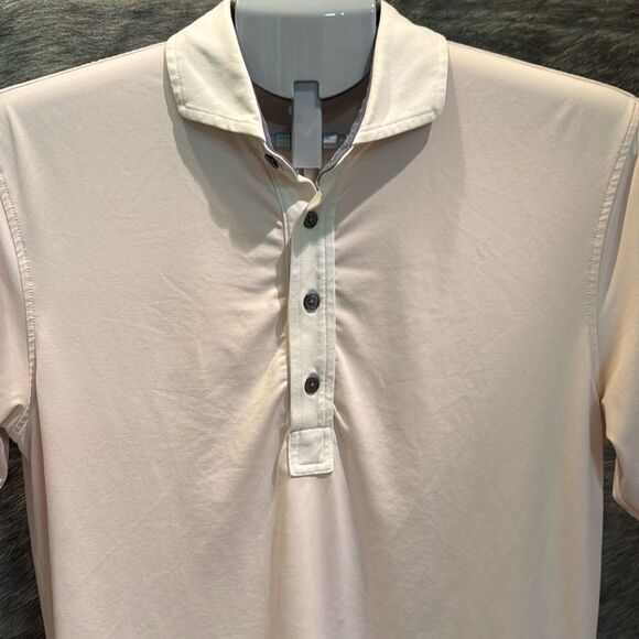 Greyson Light Pink Polo Shirt Size Small D28 - Picture 2 of 8